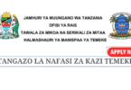 Temeke Municipal Council Vacancies 2025