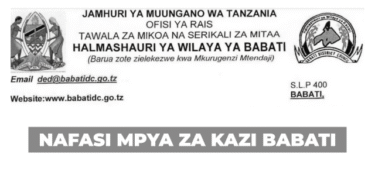Babati Town Council Vacancies August 2025