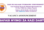 DarTU Job Vacancies August 2025