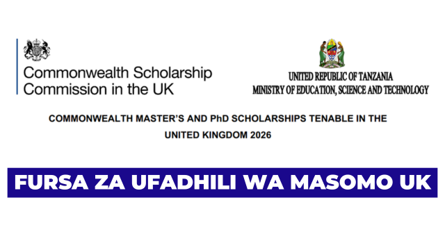 Fully Funded Commonwealth Scholarship Open for Tanzanians 20262027