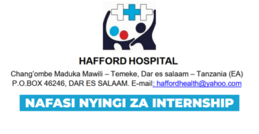 Hafford Hospital Paid Internship August 2025