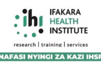 Ifakara Health Institute (IHI) Vacancies 2025