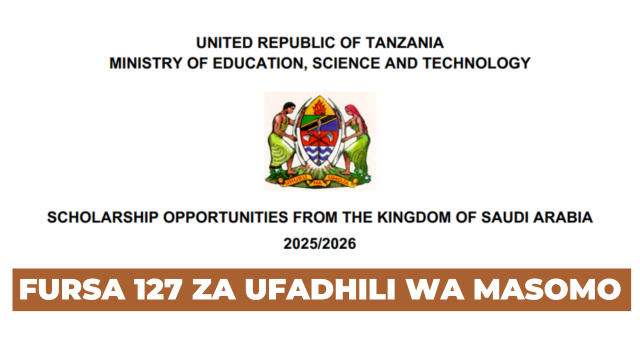 Kingdom of Saudi Arabia 127 Scholarships for Tanzanian Students 20252026