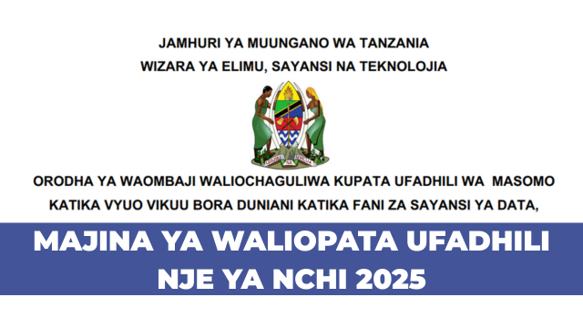 List of Selected applicants for SAMIA SCHOLARSHIP EXTENDED (DSAI+) 20252026