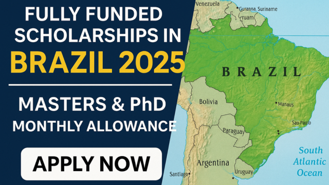 MUHAS Announces 650 Fully Funded scholarship in Brazil 2025