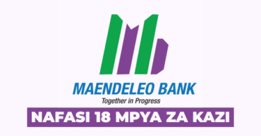 Maendeleo Bank Plc 18 Vacancies September 2025