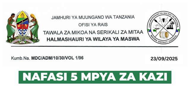 Maswa District Council 5 Vacancies September 2025
