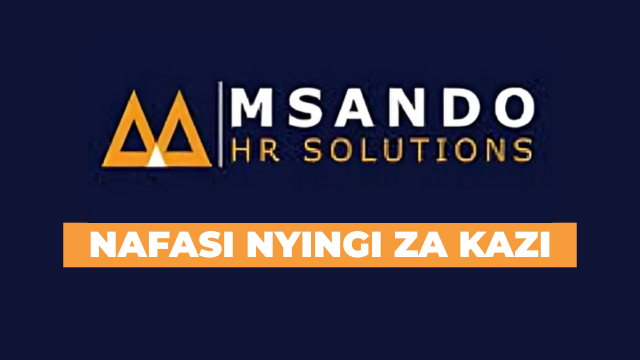 Msando HR Solutions Vacancies September 2025
