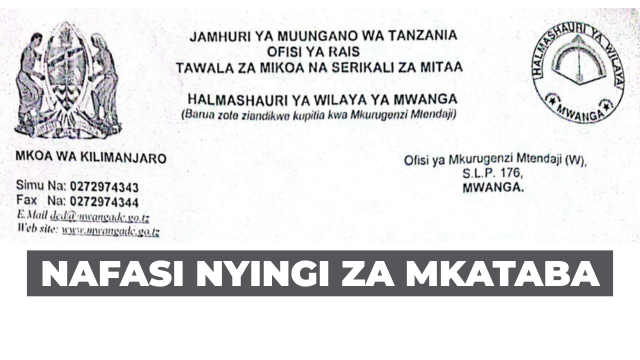 Mwanga District Council Contract Vacancies September 2025