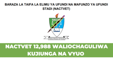 NACTVET 12,988 Second Round CAS Admission Results 20252026