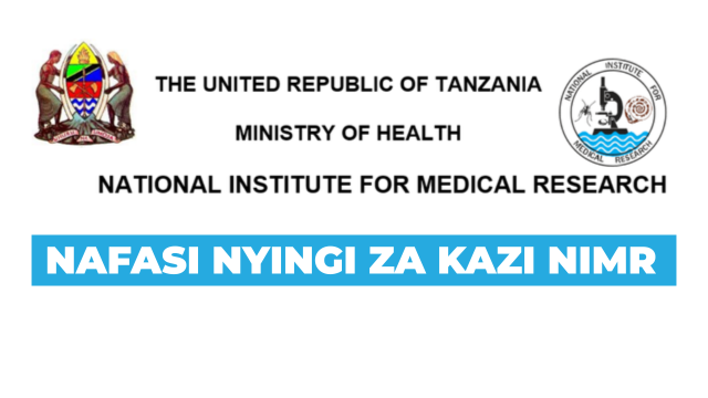 NIMR Vacancies September 2025