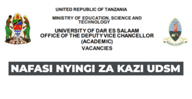 UDSM Vacancies September 2025