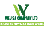 Wejisa Company Limited 33 Vacancies September 2025