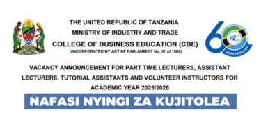 CBE Part Time & Volunteer Vacancies 2025