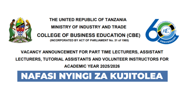 CBE Part Time & Volunteer Vacancies 2025
