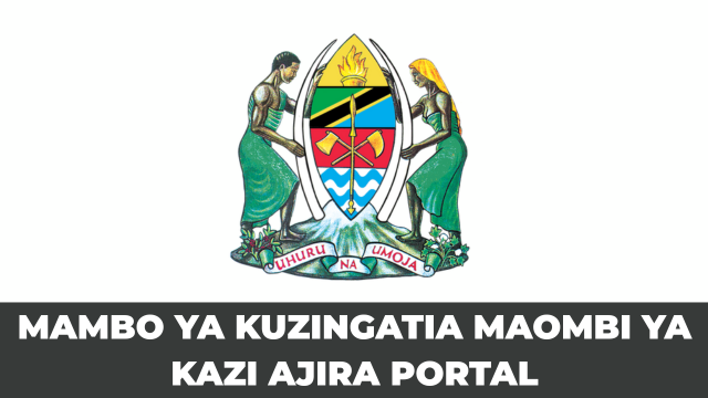Mambo ya Kuzingatia Wakati wa Kuomba Kazi Ajira Portal