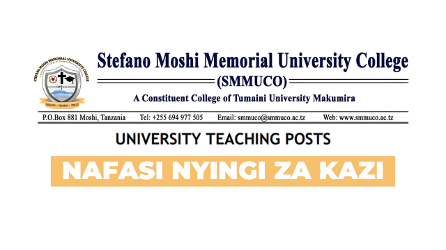 SMMUCo Vacancies October 2025
