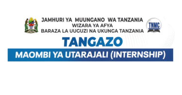 Tanzania Nursing Council (TNMC) Internship 2025